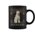 Ugly Xmas Sweater Style Santa Labradoodle Dog Christmas Coffee Mug