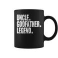 Uncle Godfather Legend Nephew Niece Godchild Godfather Coffee Mug