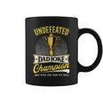 Undefeated Dad Joke Champion Fathers Day Father Gift Gift For Mens Coffee Mug