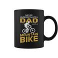 Never Underestimate A Dad With A Mountain Bike Coffee Mug