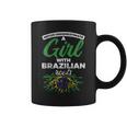 Never Underestimate A Girl With Brazilian Roots Brazil Coffee Mug