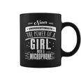 Never Underestimate A Girl With A Microphone Singer Coffee Mug