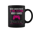 Never Underestimate A Girl Playing Video Games Coffee Mug