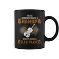 Never Underestimate Grandpa Who Is Also A Cello Player Coffee Mug