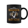 Never Underestimate Grandpa Who Is Also A Harp Player Coffee Mug