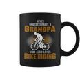 Never Underestimate Grandpa Who Is Also Loves Bike Riding Coffee Mug