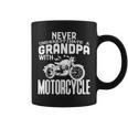 Never Underestimate A Grandpa With Motorcycle Coffee Mug