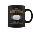 Never Underestimate Grandpa Who Is Also A Tambourine Player Coffee Mug