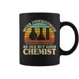 Never Underestimate An Old Chemist Nerdy Chemistry Teacher Coffee Mug