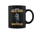 Never Underestimate An Old Guy On A Bicycle Cycling Coffee Mug