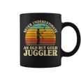 Never Underestimate An Old Juggler Juggling Circus Staff Coffee Mug