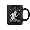 Never Underestimate An Old Man With A Bassio Guitar Coffee Mug