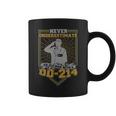Never Underestimate An Old Man With A Dd-214 Military Coffee Mug