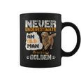 Never Underestimate An Old Man With A Golden Puppy Lover Coffee Mug