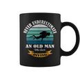 Never Underestimate An Old Man Who Loves Diving Coffee Mug