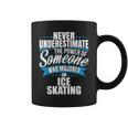 Never Underestimate The Power Of Ice Skating Major Coffee Mug
