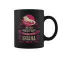 Never Underestimate Power Of Iguana Mom Coffee Mug