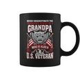 Never Underestimate US Veteran Grandpa Grandfather Coffee Mug