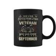 Never Underestimate A Veteran Who Was Born In September Coffee Mug