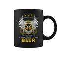 Never Underestimate A Woman Who Loves Beer Team Drinking Coffee Mug