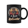Never Underestimate A Woman With A Rottweiler Coffee Mug