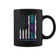 Usa Flag Nobody Fights Alone Suicide Prevention Awareness Coffee Mug