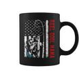 Usa Flag Reel Cool Mama Fishing Fisher Fisherman Gift For Women Coffee Mug