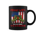 Veteran Vets Womens 4Th Of July Celebration Proud Wife Of An Army Veteran Spouse 2 Veterans Coffee Mug