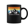 Vintage Attalla Alabama Mountain Hiking Souvenir Print Coffee Mug