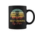 Vintage Best Grandpa By Par Disc Golf Gift Dad Fathers Papa Gift For Mens Coffee Mug