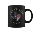 Vintage Cedar Hill Texas State Flag Map Souvenir Coffee Mug Vintage Cedar Hill Texas State Flag Map Souvenir Coffee Mug