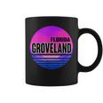 Vintage Groveland Vaporwave Florida Coffee Mug