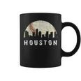 Vintage Houston Skyline City Baseball Met At Gameday Coffee Mug