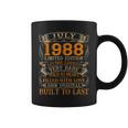 Vintage July 1988 32 Years Old 32Nd Birthday Gifts Coffee Mug