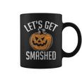 Vintage Let's Get Smashed Halloween Pumpkin Costume Coffee Mug