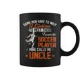 Vintage My Favorite Soccer Player Calls Me Uncle Football Coffee Mug