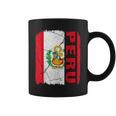 Vintage Peruvian Flag Peru Pride Roots Heritage Gift Coffee Mug