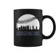 Vintage Philadelphia Baseball Skyline Retro Philly Cityscap Coffee Mug