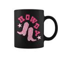 Vintage Pink Howdy Rodeo Western Country South Cowgirl Boot Rodeo Funny Gifts Coffee Mug