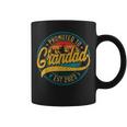 Vintage Promoted To Great Grandad Est 2023 Family Coffee Mug
