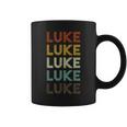Vintage Retro Luke First Name Coffee Mug