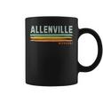 Vintage Stripes Allenville Mo Coffee Mug