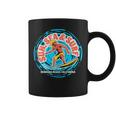 Vintage Sun Sea Surf Hermosa Beach California Retro Surfing Coffee Mug