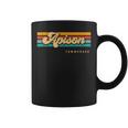 Vintage Sunset Stripes Apison Tennessee Coffee Mug
