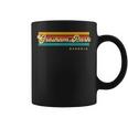 Vintage Sunset Stripes Gresham Park Georgia Coffee Mug