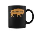 Vintage Yellowstone National Park Retro Bison Souvenir Coffee Mug