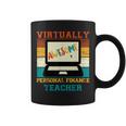 Virtually Awesome Personal Finance Teacher Retro Men Coffee Mug