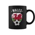 Wales Soccer Wales Flag Football Welsh Pride Roots Coffee Mug