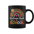 Welcome Back To School First Day Of School Rainbow Teacher Coffee Mug