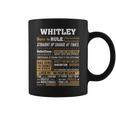 Whitley Name Gift Whitley Born To Rule Coffee Mug